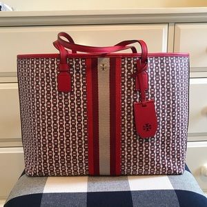 Tory Burch GEMINI LINK CANVAS TOTE BAG